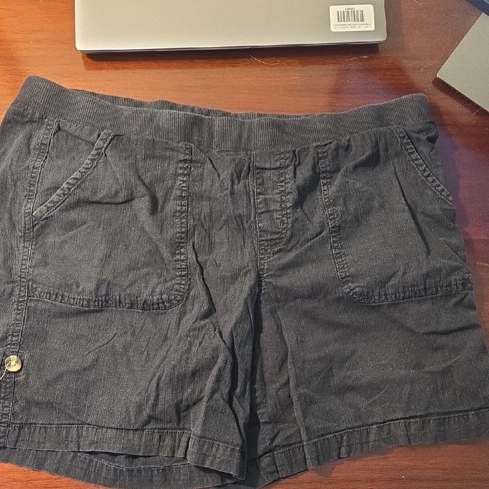 Sonoma Black Shorts Practical Cotton Blend